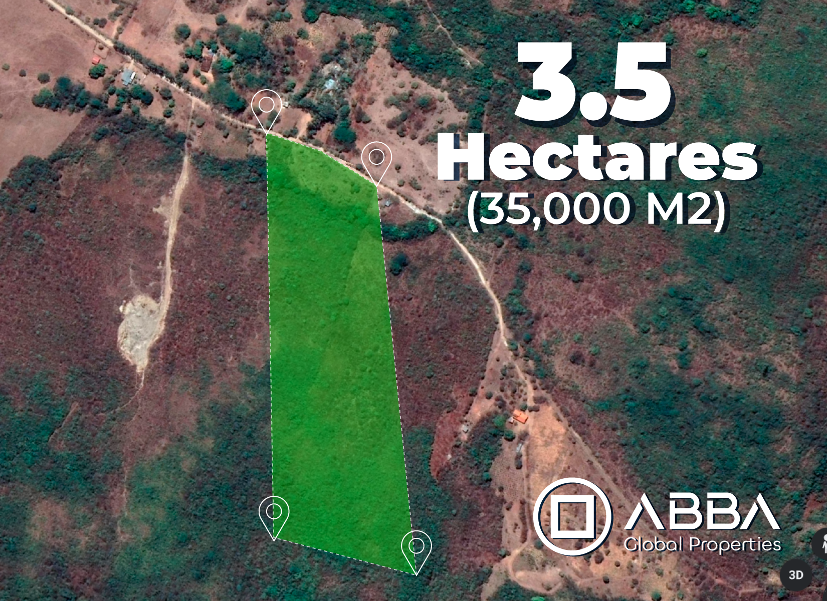 3.5 Hectares in Cerro Gordo